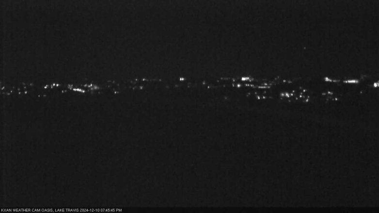 Lake Travis webcam, December 10, 2024 7:45 PM CT