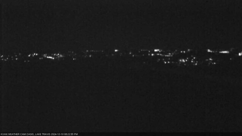 Lake Travis webcam, December 10, 2024 8:25 PM CT