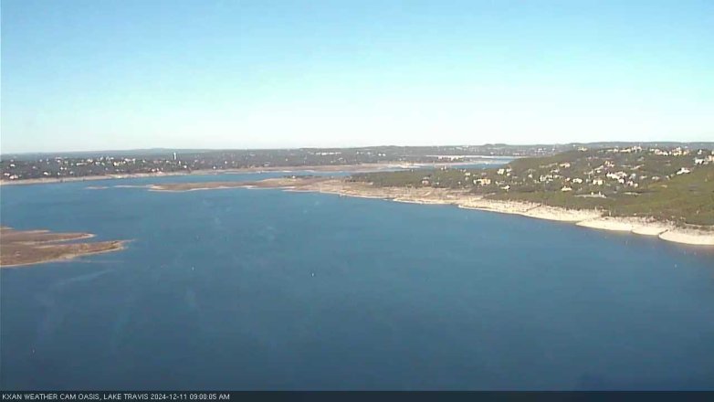 Lake Travis webcam, December 11, 2024 9:00 AM CT