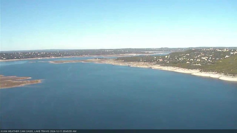 Lake Travis webcam, December 11, 2024 9:45 AM CT