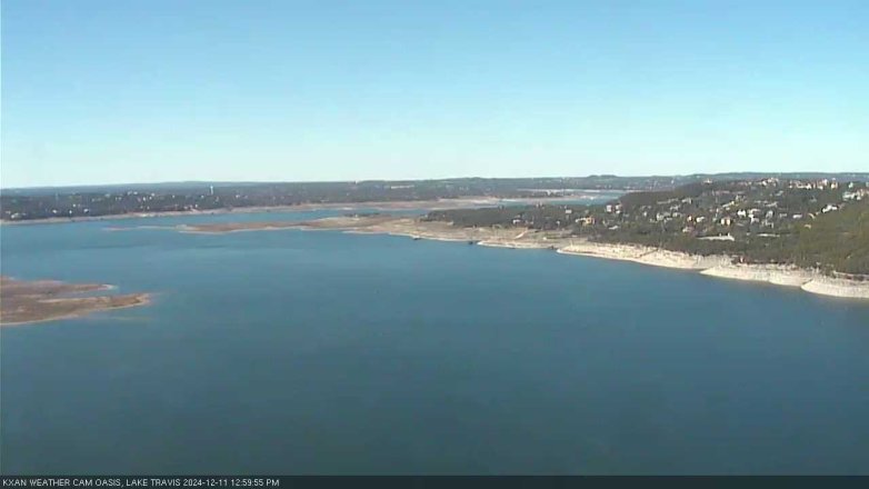 Lake Travis webcam, December 11, 2024 1:00 PM CT