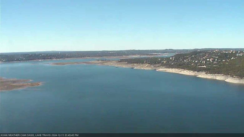 Lake Travis webcam, December 11, 2024 1:45 PM CT