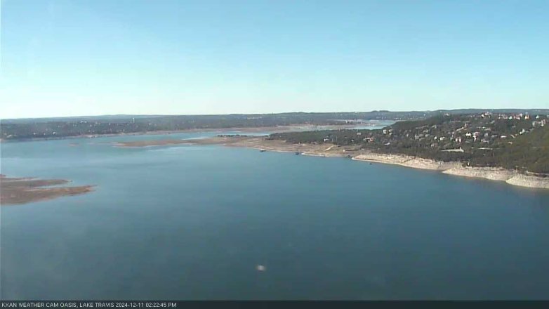 Lake Travis webcam, December 11, 2024 2:25 PM CT