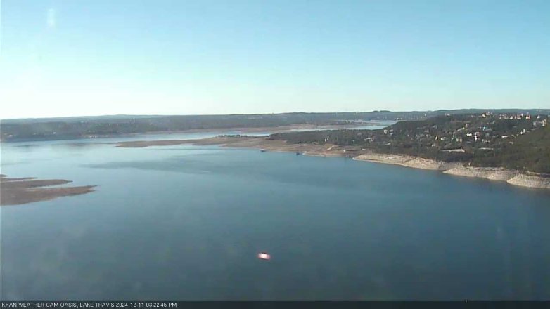 Lake Travis webcam, December 11, 2024 3:25 PM CT