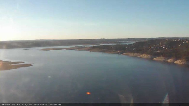 Lake Travis webcam, December 11, 2024 4:45 PM CT