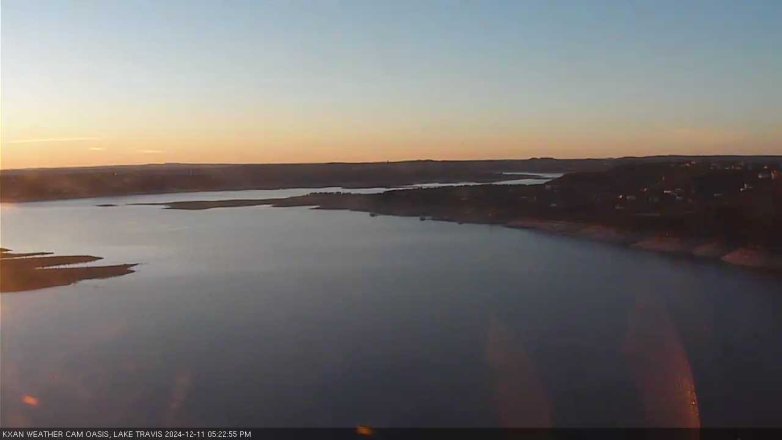 Lake Travis webcam, December 11, 2024 5:25 PM CT