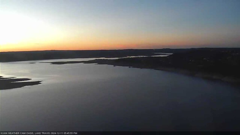 Lake Travis webcam, December 11, 2024 5:45 PM CT
