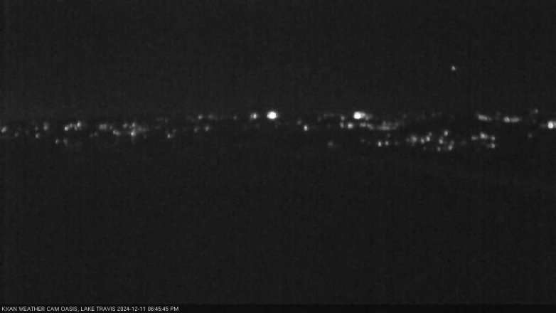 Lake Travis webcam, December 11, 2024 6:45 PM CT
