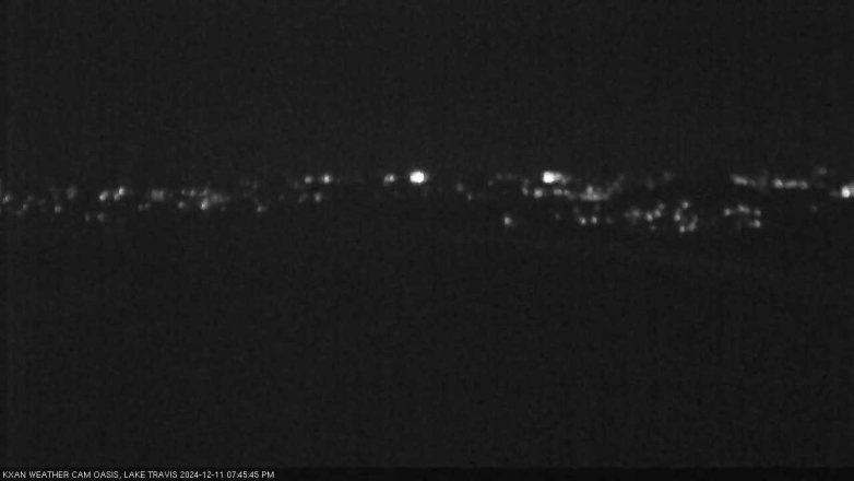 Lake Travis webcam, December 11, 2024 7:45 PM CT