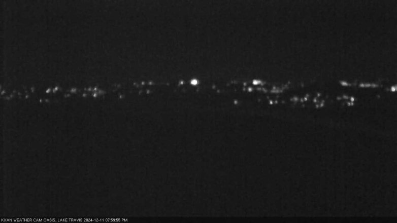 Lake Travis webcam, December 11, 2024 8:00 PM CT