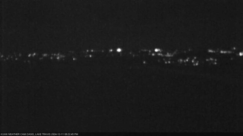 Lake Travis webcam, December 11, 2024 8:25 PM CT