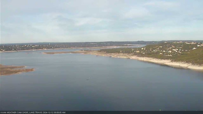 Lake Travis webcam, December 12, 2024 9:00 AM CT