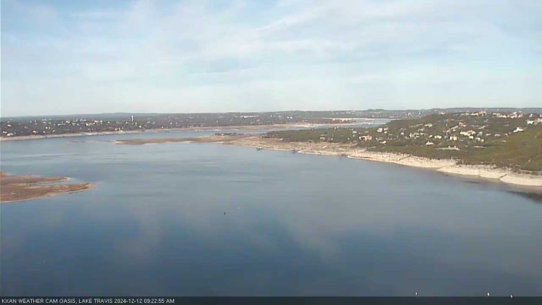 Lake Travis webcam, December 12, 2024 9:25 AM CT