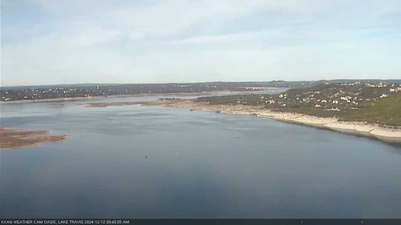 Lake Travis webcam, December 12, 2024 9:45 AM CT