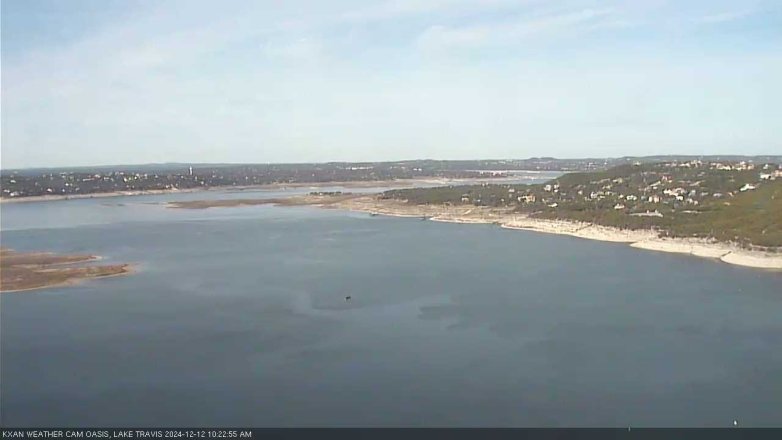 Lake Travis webcam, December 12, 2024 10:25 AM CT