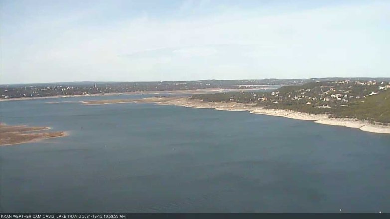 Lake Travis webcam, December 12, 2024 11:00 AM CT