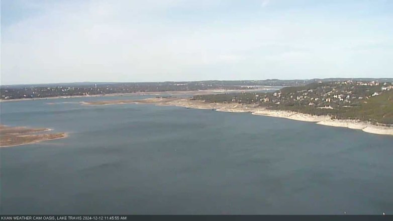 Lake Travis webcam, December 12, 2024 11:45 AM CT