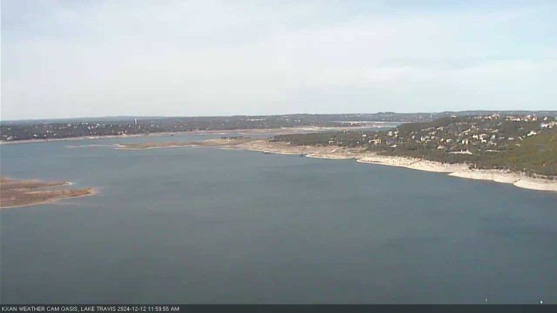 Lake Travis webcam, December 12, 2024 12:00 PM CT