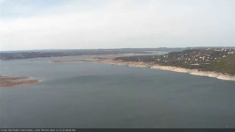 Lake Travis webcam, December 12, 2024 1:45 PM CT