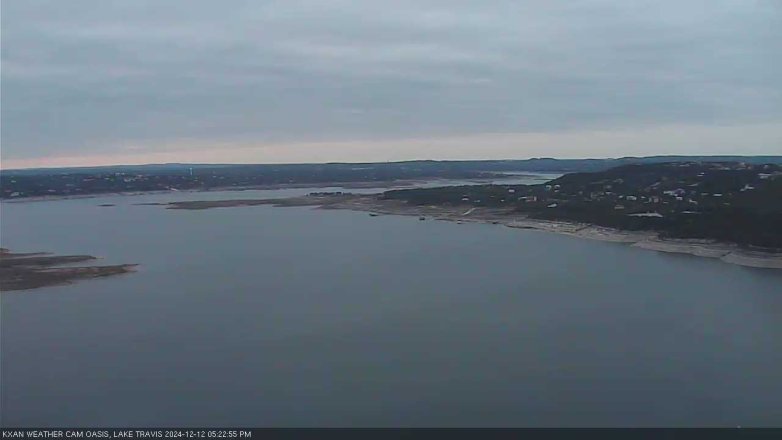 Lake Travis webcam, December 12, 2024 5:25 PM CT
