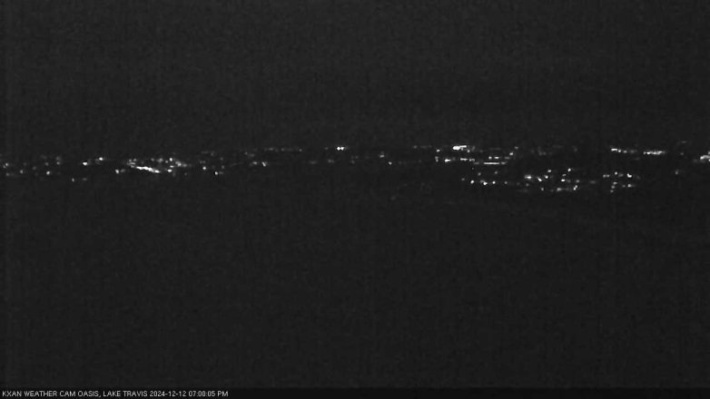 Lake Travis webcam, December 12, 2024 7:00 PM CT