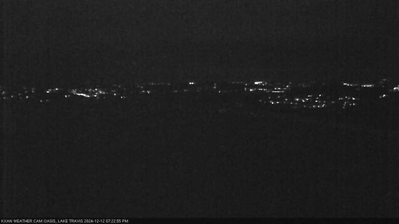 Lake Travis webcam, December 12, 2024 7:25 PM CT
