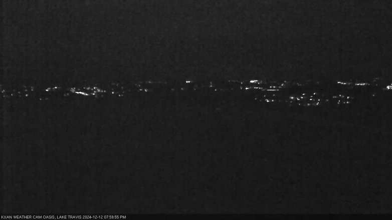 Lake Travis webcam, December 12, 2024 8:00 PM CT