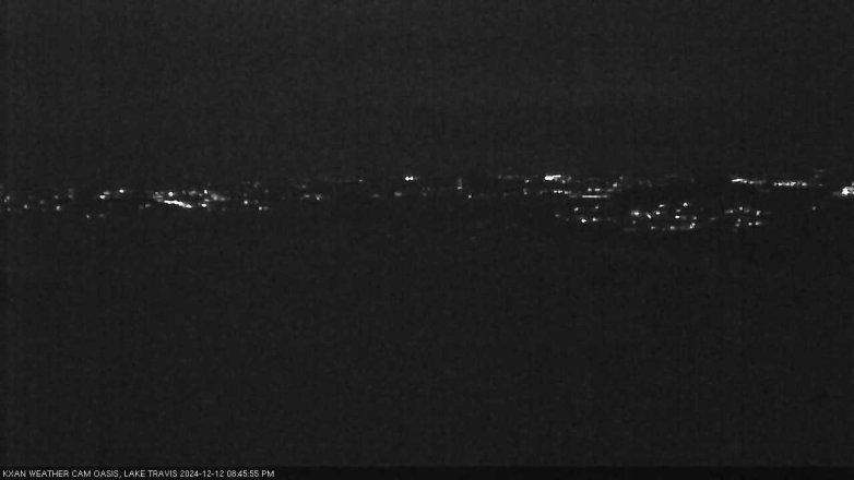 Lake Travis webcam, December 12, 2024 8:45 PM CT