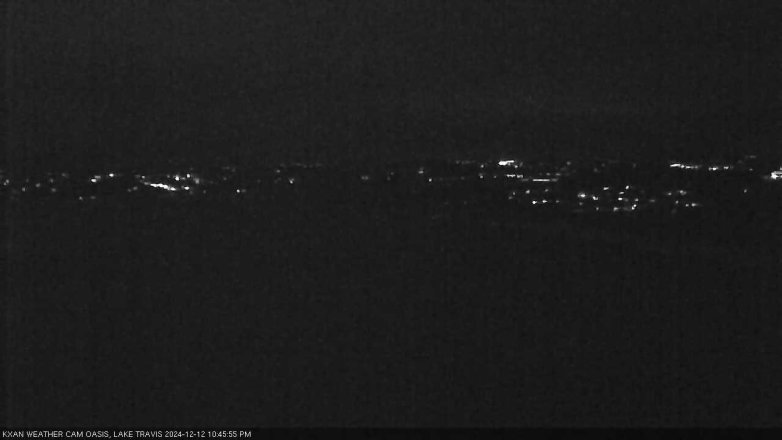 Lake Travis webcam, December 12, 2024 10:45 PM CT