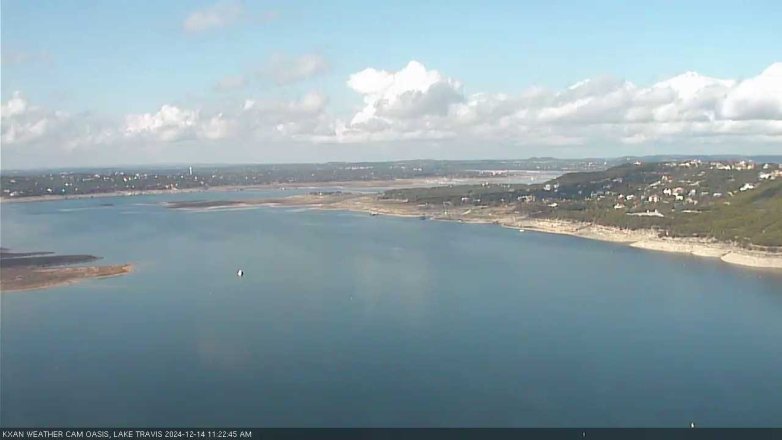 Lake Travis webcam, December 14, 2024 11:25 AM CT