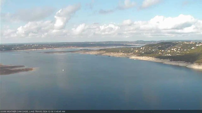 Lake Travis webcam, December 14, 2024 11:45 AM CT