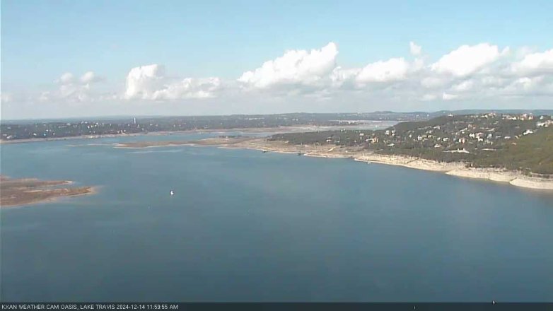 Lake Travis webcam, December 14, 2024 12:00 PM CT