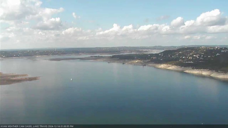Lake Travis webcam, December 14, 2024 1:00 PM CT