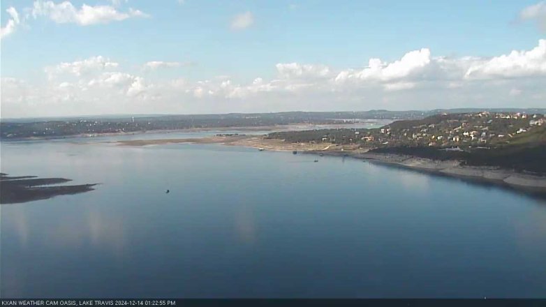 Lake Travis webcam, December 14, 2024 1:25 PM CT