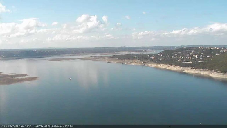 Lake Travis webcam, December 14, 2024 1:45 PM CT
