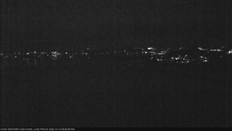 Lake Travis webcam, December 14, 2024 6:45 PM CT