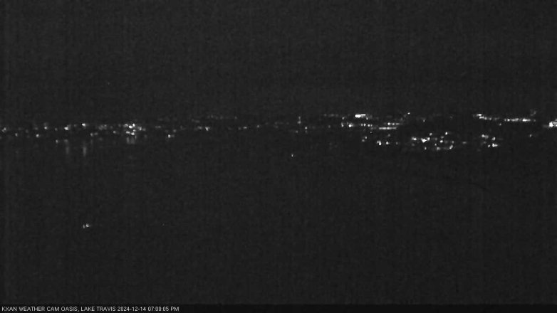 Lake Travis webcam, December 14, 2024 7:00 PM CT