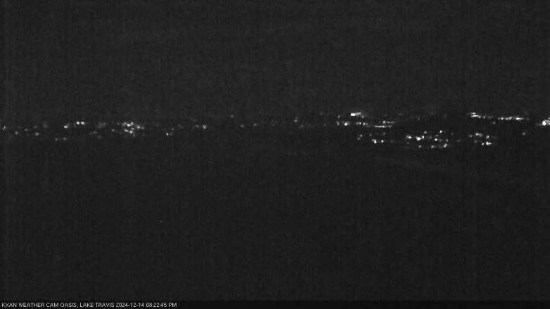 Lake Travis webcam, December 14, 2024 8:25 PM CT