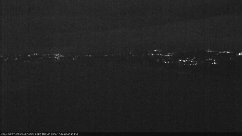 Lake Travis webcam, December 14, 2024 8:45 PM CT