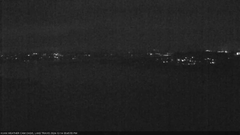 Lake Travis webcam, December 14, 2024 9:45 PM CT