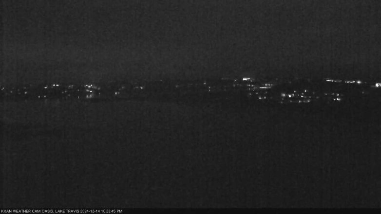 Lake Travis webcam, December 14, 2024 10:25 PM CT