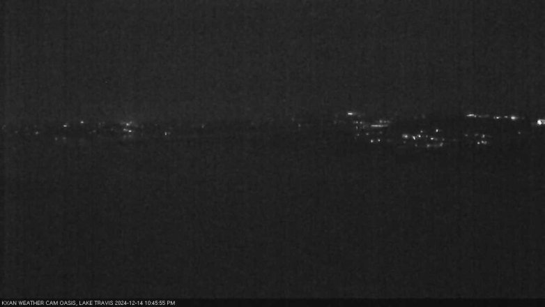 Lake Travis webcam, December 14, 2024 10:45 PM CT