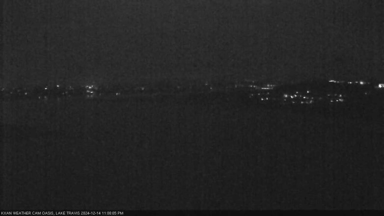 Lake Travis webcam, December 14, 2024 11:00 PM CT