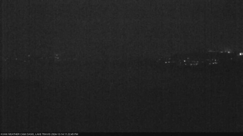 Lake Travis webcam, December 14, 2024 11:25 PM CT