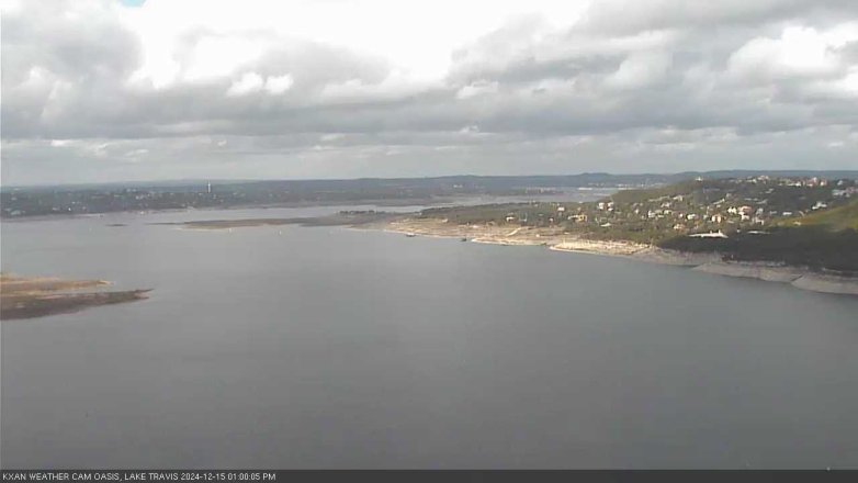 Lake Travis webcam, December 15, 2024 1:00 PM CT