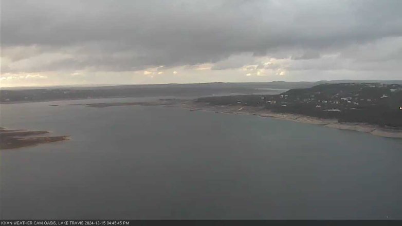 Lake Travis webcam, December 15, 2024 4:45 PM CT
