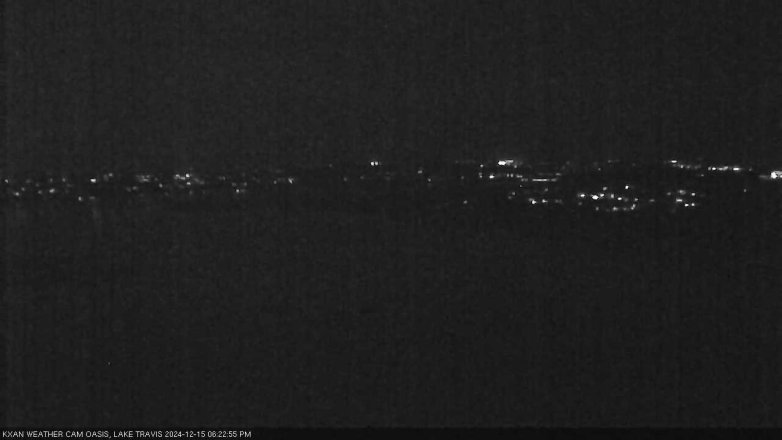 Lake Travis webcam, December 15, 2024 6:25 PM CT