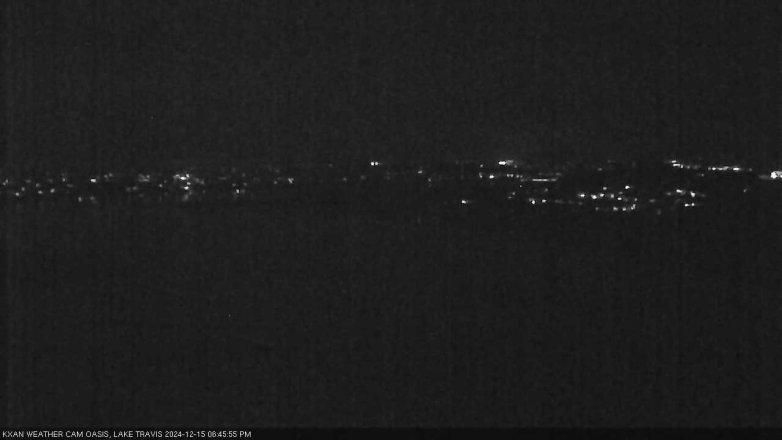 Lake Travis webcam, December 15, 2024 6:45 PM CT