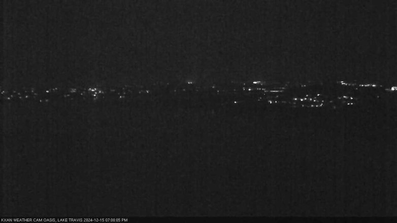 Lake Travis webcam, December 15, 2024 7:00 PM CT