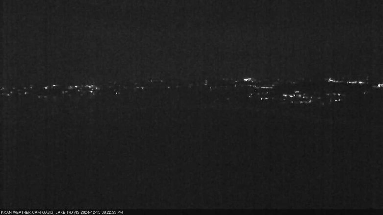 Lake Travis webcam, December 15, 2024 9:25 PM CT
